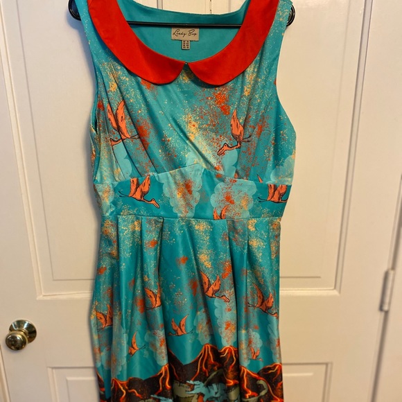 lindy bop dinosaur dress